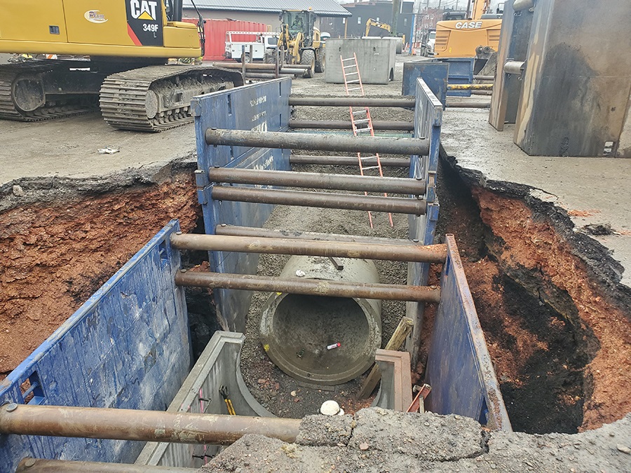 66" Pipe Trench