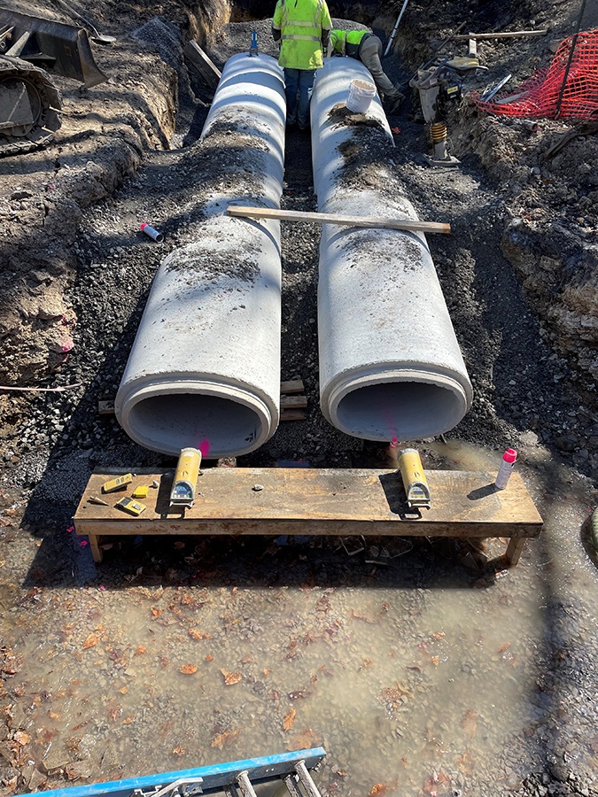 Twin Elliptical Pipes - March 2023