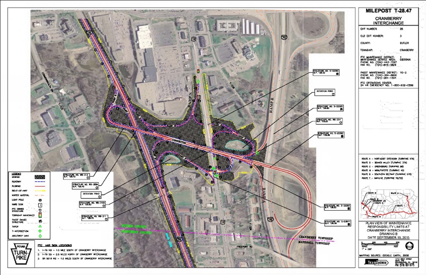 Cranberry Interchange Aerial